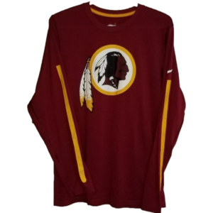 Nike Drifit NFL Team Apparel Washington Commanders Long Sleeve T Size Small